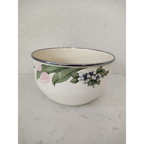 Pfaltzgraff 7‎ in Garden Party Small Metal Bowl (Great Impressions) - Picture 2 of 7